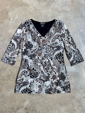 Style & Co. Paisley Printed Tunic Top